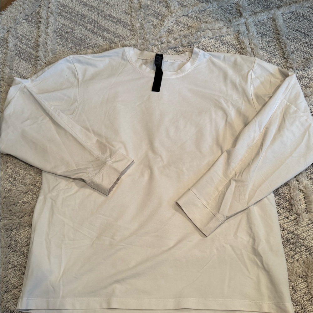 Lululemon Athletica White Long Sleeve Tee